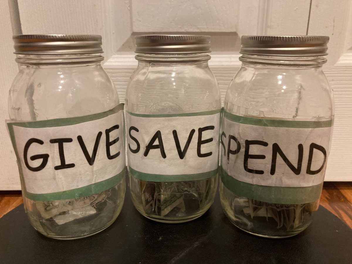 How to teach kids about money jars