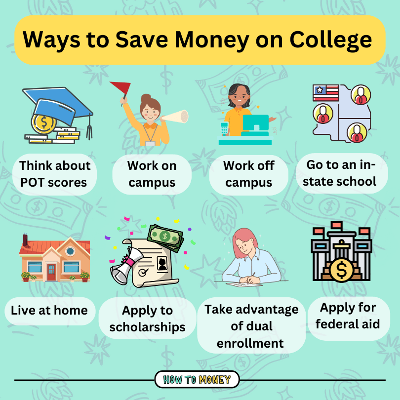 Ways to save money on college