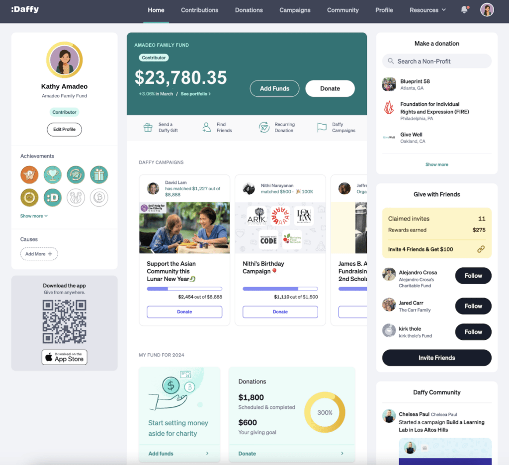 Daffy Dashboard