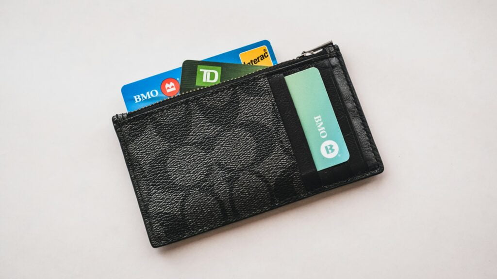a wallet full of credit cards