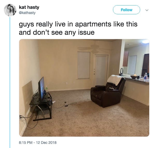 dude apartment meme