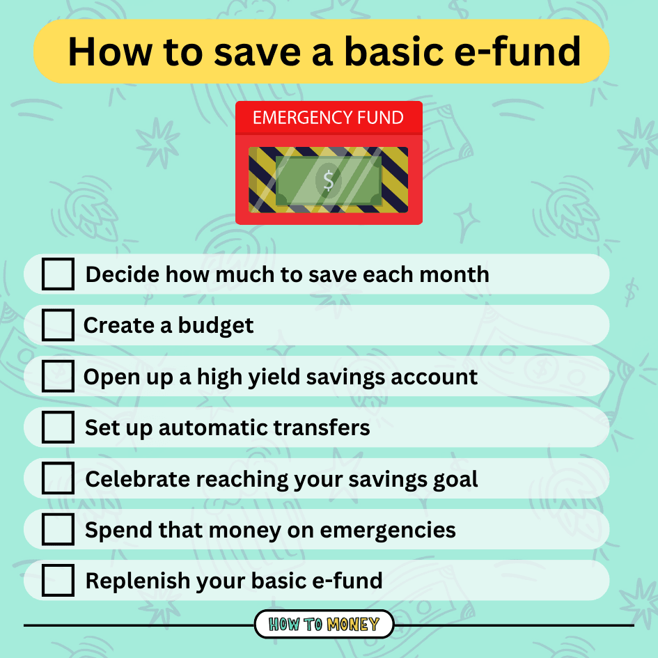 how to save up an emergency fund